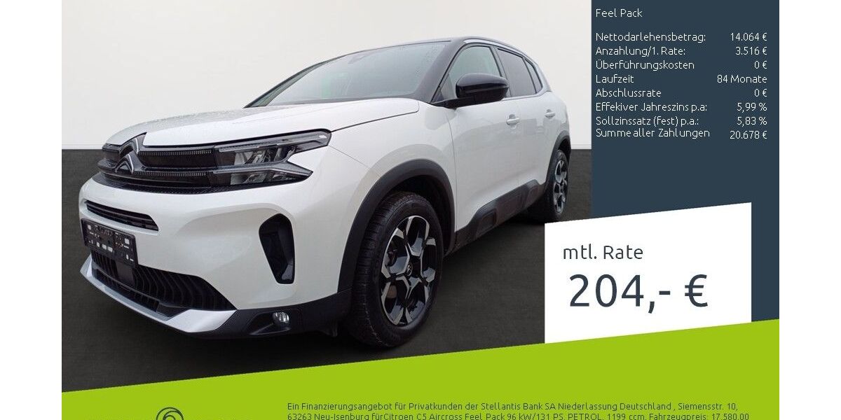 Citroen C5 Aircross 16.165 km 17.580 &euro; Borken 46325