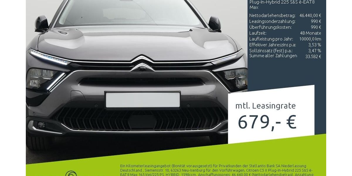 Citroen C5 X 7.000 km 44.444 &euro; Borken 46325