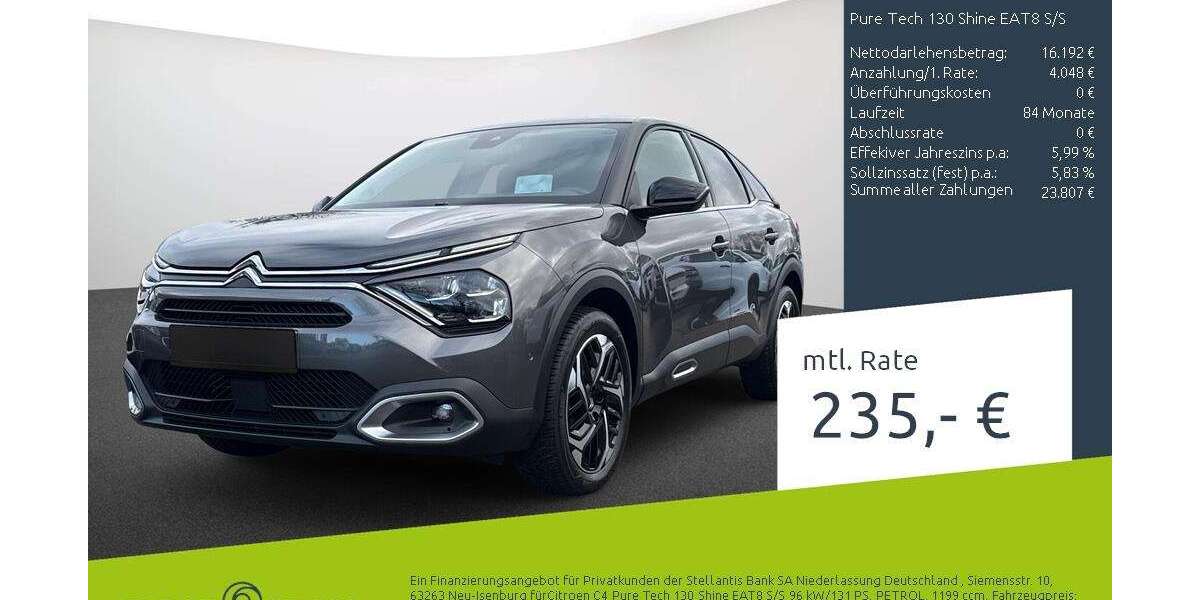 Citroen C4 22.696 km 19.930 &euro; Bocholt 46395