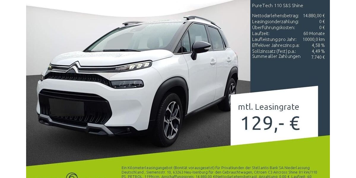 Citroen C3 Aircross 13.465 km 15.194 &euro; Borken 46325
