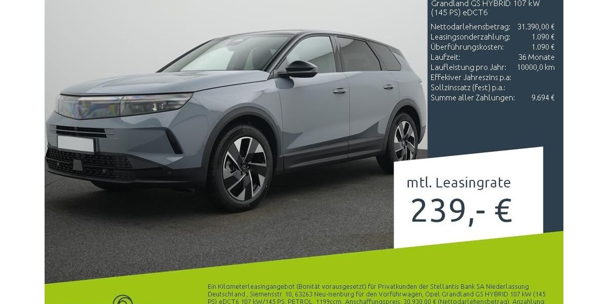 Opel Grandland (X) 9.500 km 31.390 &euro; Borken 46325