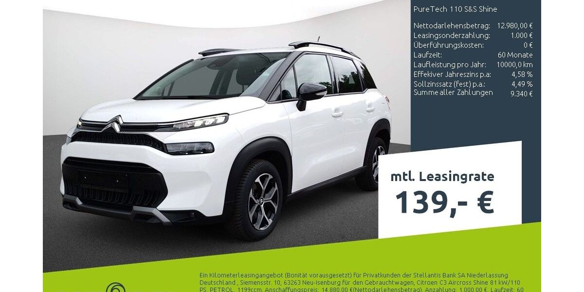Citroen C3 Aircross 17.137 km 13.188 &euro; Bocholt 46395