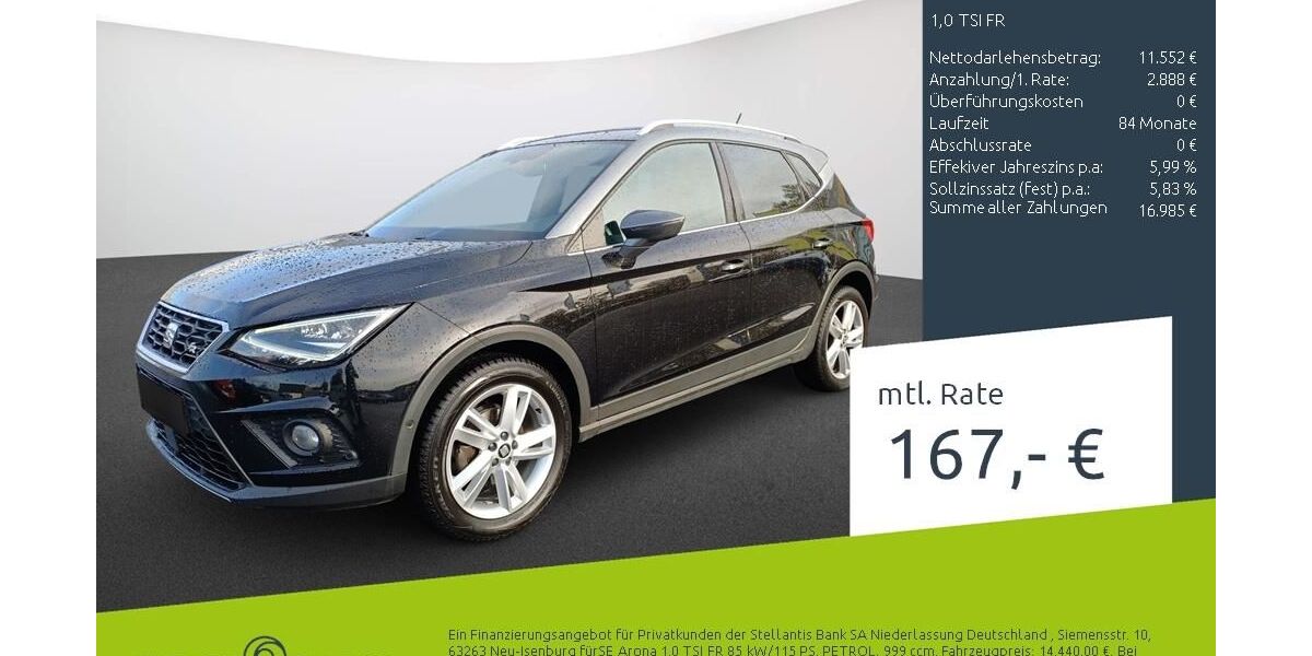 Seat Arona 52.278 km 14.440 &euro; Bocholt 46395