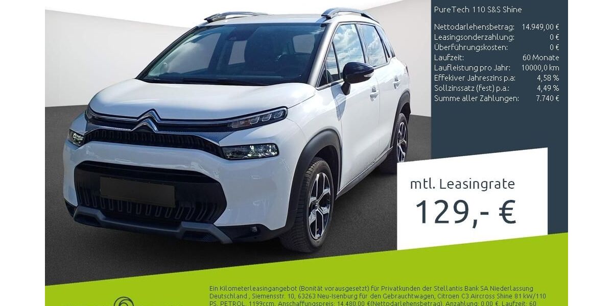 Citroen C3 Aircross 17.760 km 14.410 &euro; Borken 46325