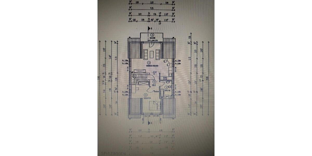 Dachgeschoßwohnung Voerde (Niederrhein) - 2 Zimmer, 54 m&sup2;, 149.700&euro; | Angebot:24842673