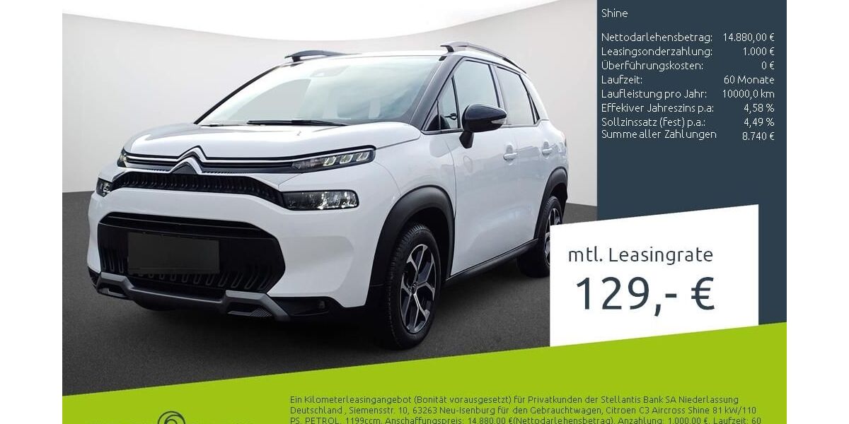 Citroen C3 Aircross 13.947 km 14.440 &euro; Borken 46325