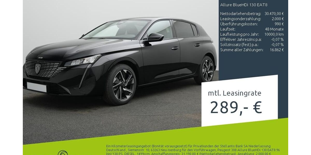 Peugeot 308 11.987 km 27.940 &euro; Bocholt 46395