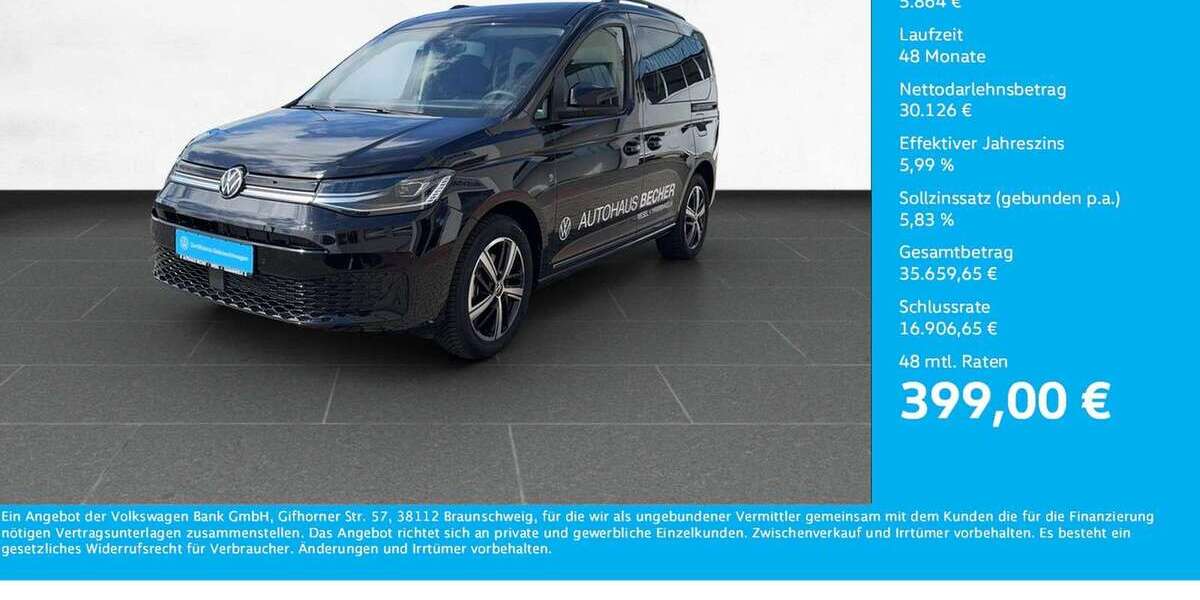 VW Caddy 14.600 km 35.990 &euro; Wesel 46485