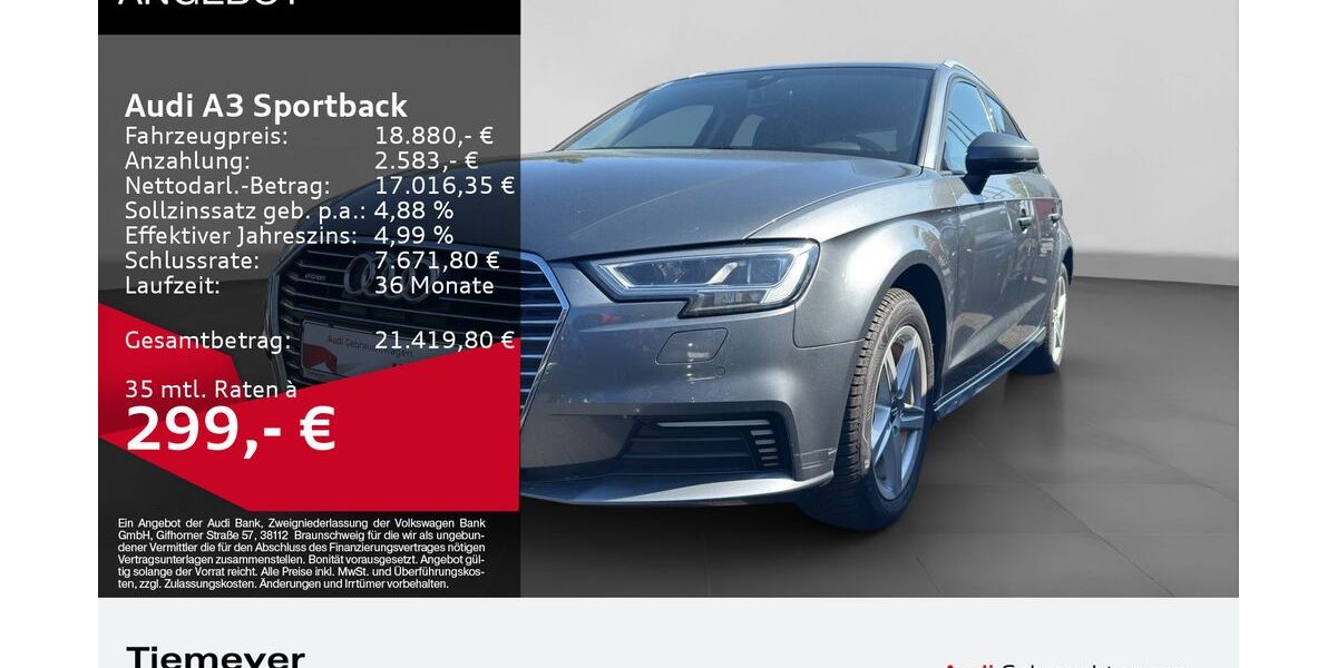 Audi A3 71.757 km 17.980 &euro; Dorsten 46284