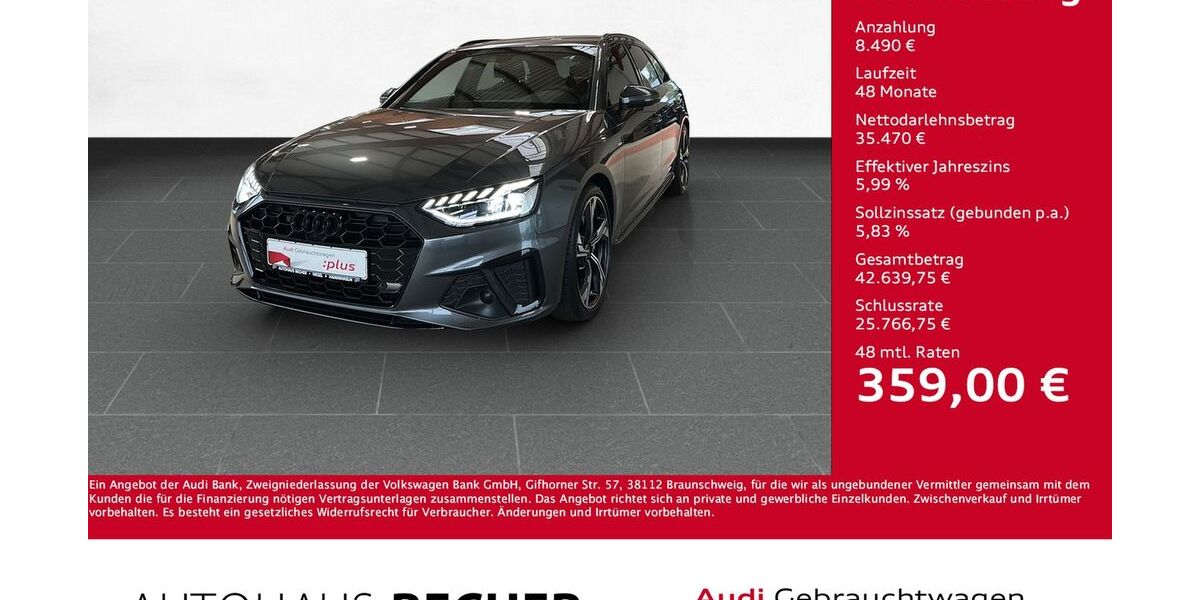 Audi A4 13.192 km 43.960 &euro; Wesel 46485