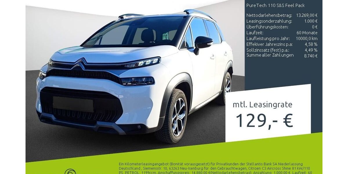 Citroen C3 Aircross 12.328 km 13.705 &euro; Borken 46325