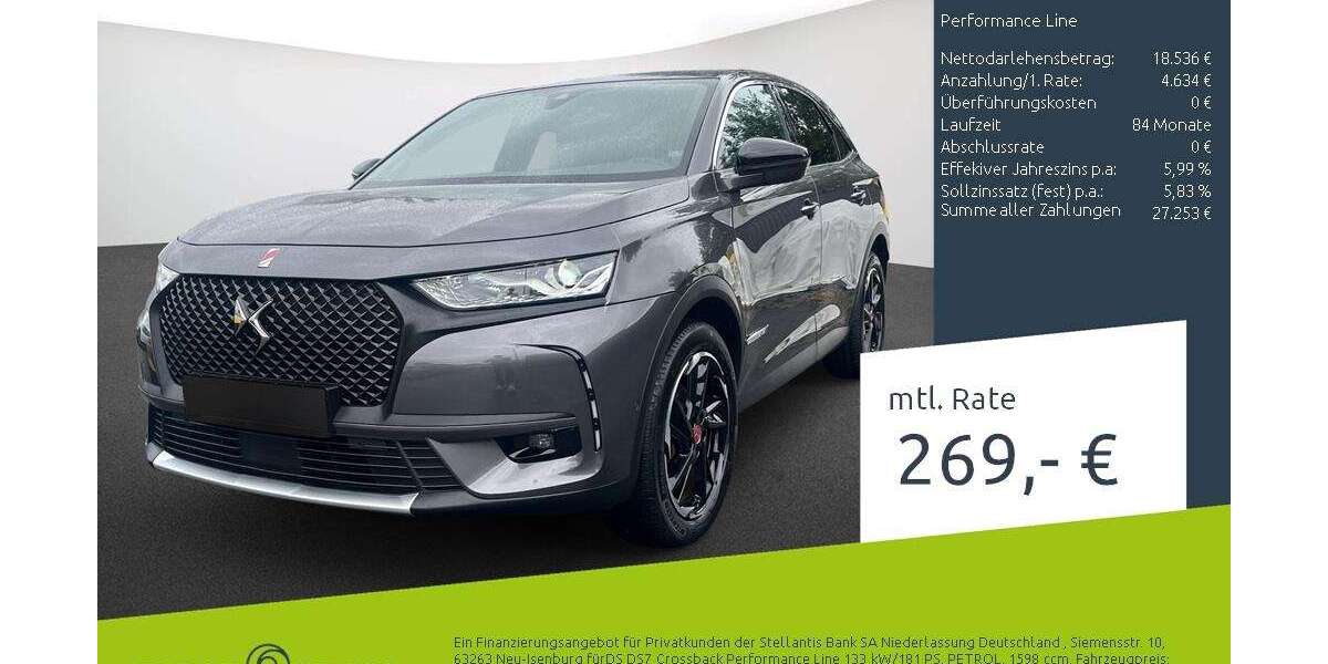 DS Automobiles DS 7 Crossback 26.861 km 23.170 &euro; Borken 46325