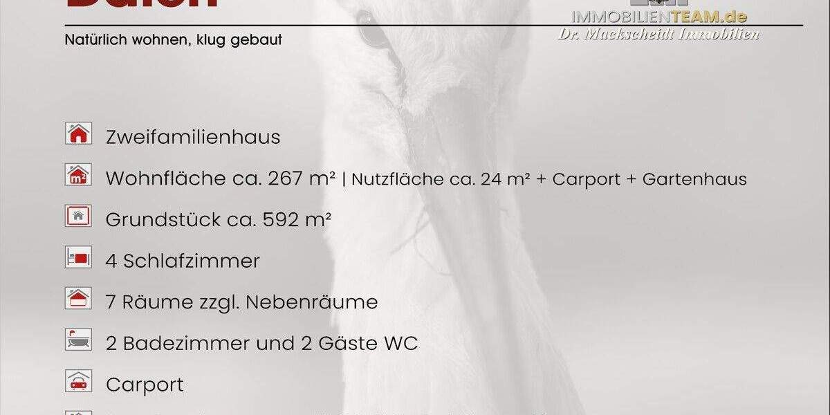 Mehrfamilienhaus, Wohnhaus Duisburg Alt-Walsum - 7 Zimmer, 267 m&sup2;, 598.000&euro; | Angebot:25698261