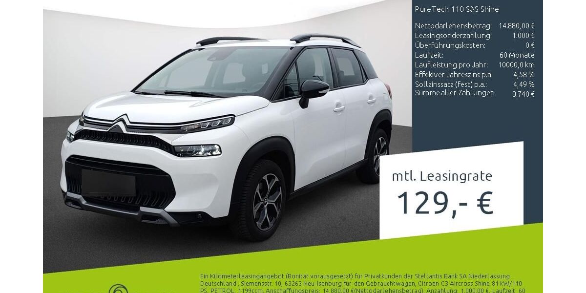 Citroen C3 Aircross 12.937 km 15.530 &euro; Borken 46325