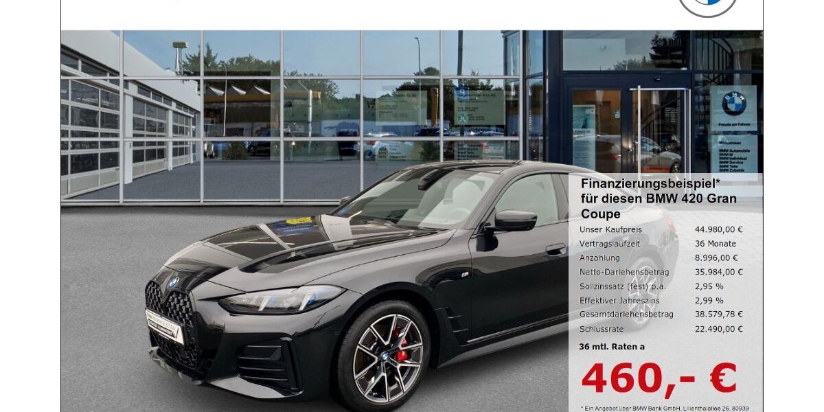 BMW 420 Gran Coupé 12.243 km 44.980 &euro; Borken 46325