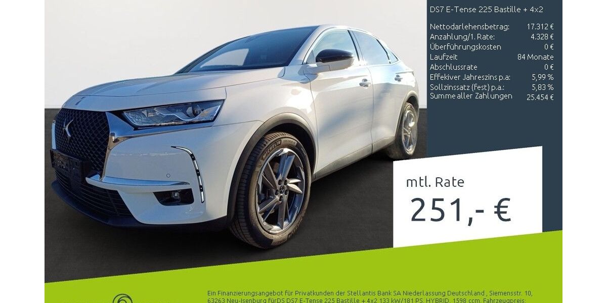 DS Automobiles DS7 (Crossback) 27.663 km 20.800 &euro; Borken 46325