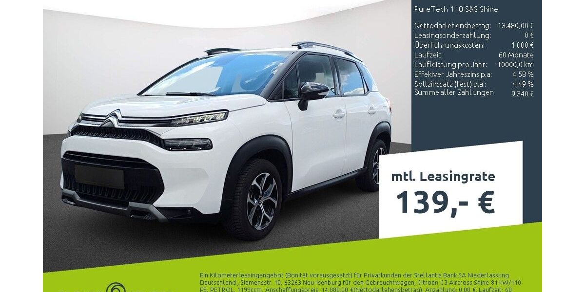 Citroen C3 Aircross 19.955 km 13.145 &euro; Bocholt 46395