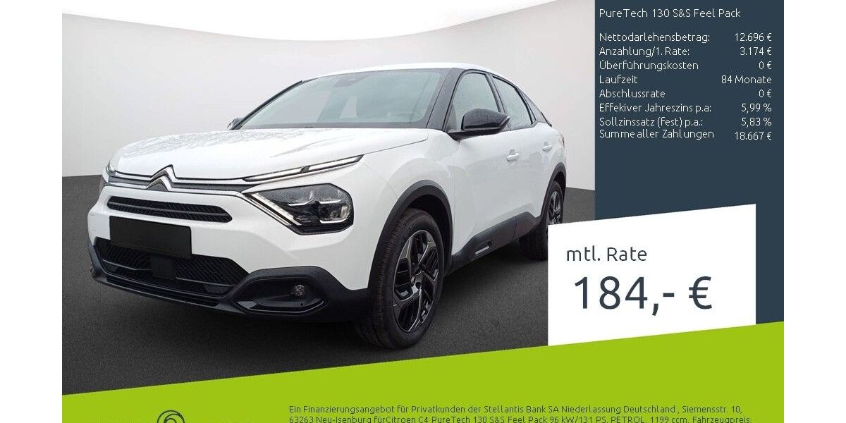 Citroen C4 18.755 km 15.689 &euro; Bocholt 46395