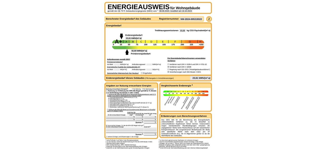 Etagenwohnung Wesel Bislich - 3 Zimmer, 102 m&sup2;, 1.020&euro; | Angebot:25753591