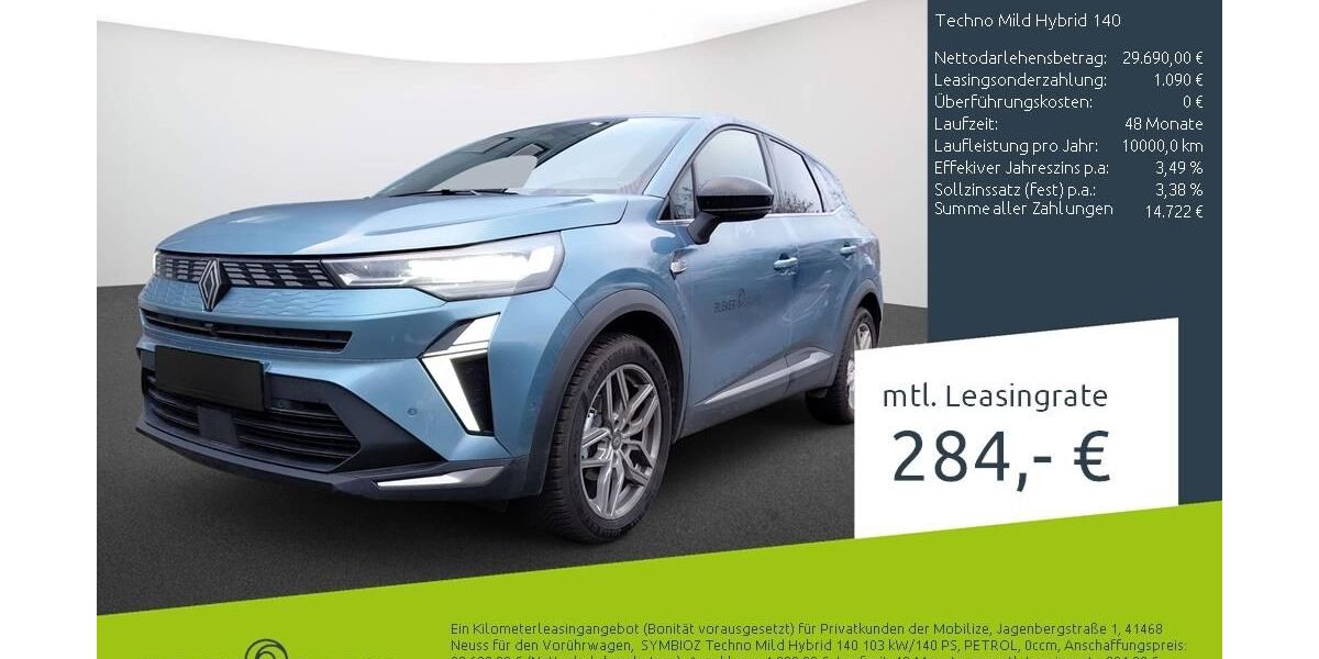 Renault Symbioz 4.681 km 26.770 &euro; Borken 46325