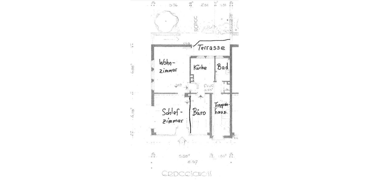 Erdgeschoßwohnung Bottrop Boy - 3.5 Zimmer, 58 m&sup2;, 600&euro; | Angebot:26633205