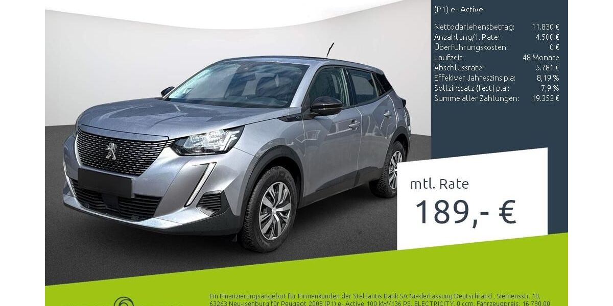 Peugeot 2008 37.610 km 16.330 &euro; Bocholt 46395