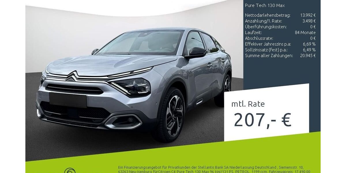 Citroen C4 25.515 km 17.240 &euro; Bocholt 46395