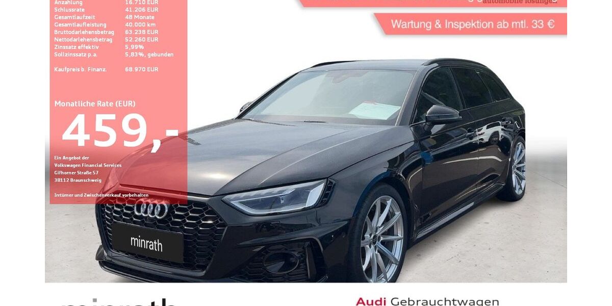Audi RS4 14.313 km 68.680 &euro; Moers-Hülsdonk 47441