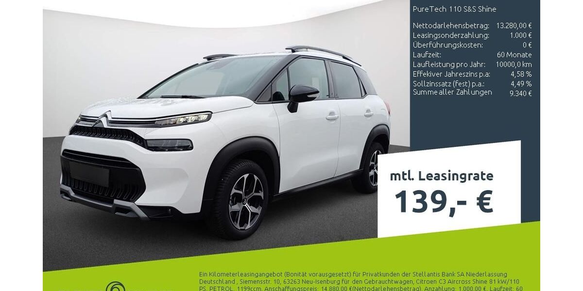 Citroen C3 Aircross 14.820 km 13.960 &euro; Borken 46325