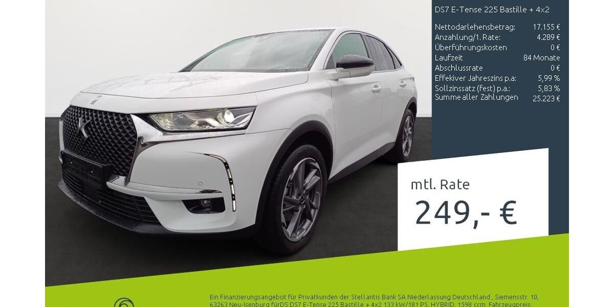 DS Automobiles DS7 (Crossback) 23.727 km 21.444 &euro; Borken 46325