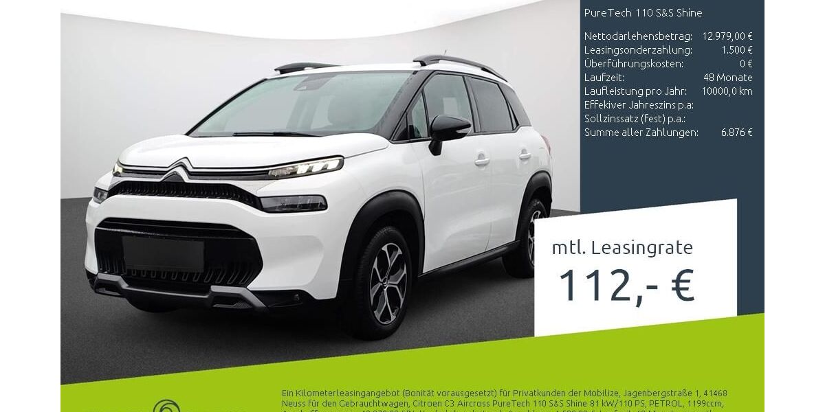 Citroen C3 Aircross 16.376 km 13.479 &euro; Bocholt 46395