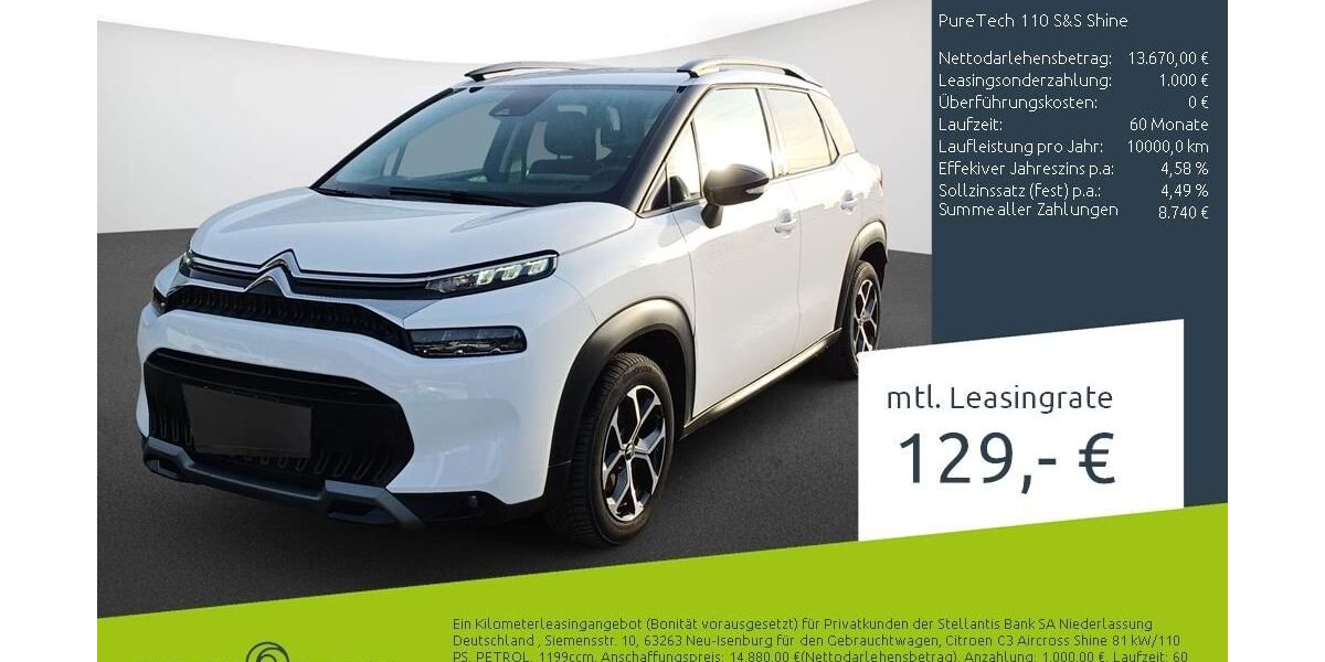 Citroen C3 Aircross 12.768 km 13.683 &euro; Borken 46325