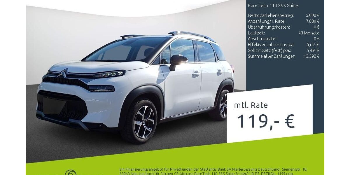 Citroen C3 Aircross 11.610 km 12.880 &euro; Bocholt 46395