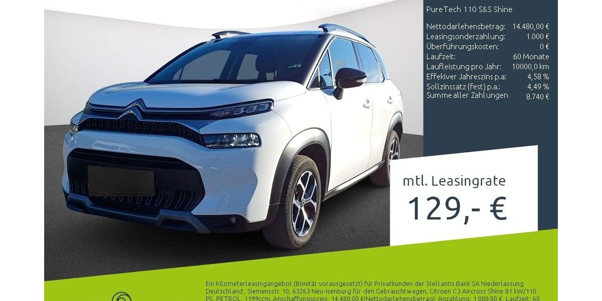 Citroen C3 Aircross 25.548 km 12.630 &euro; Borken 46325