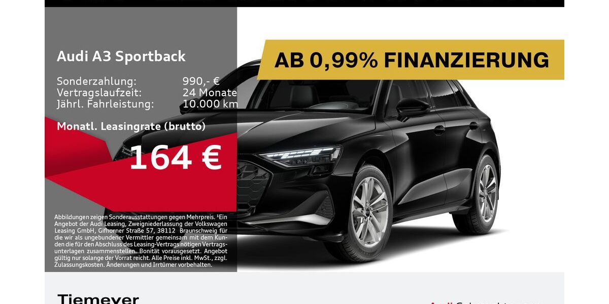 Audi A3 21.987 km 27.710 &euro; Dorsten 46284