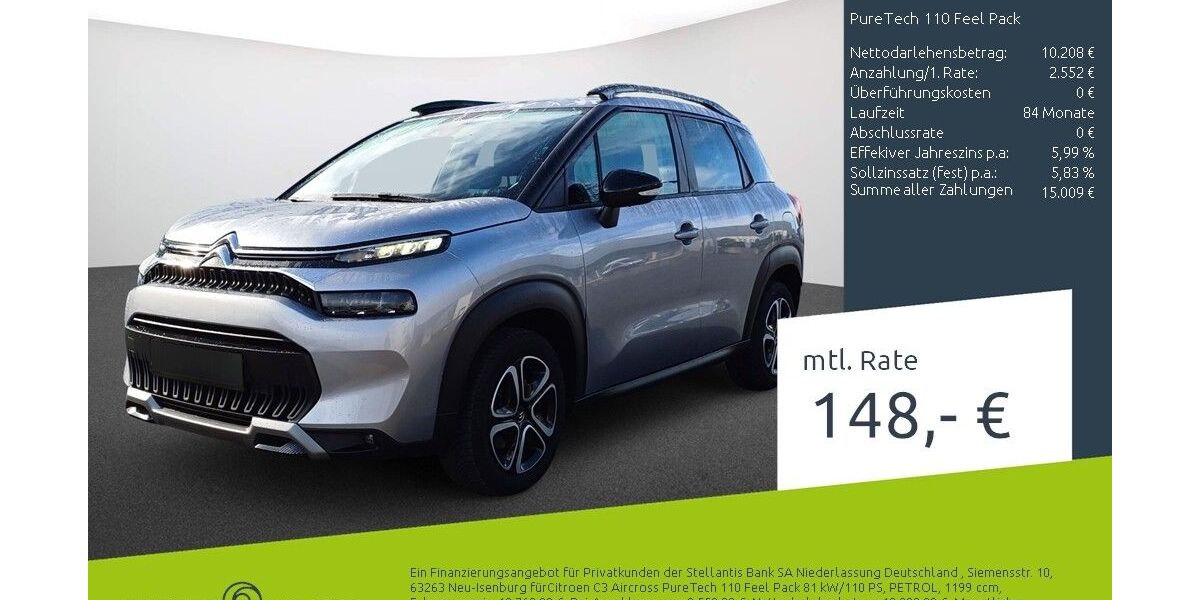 Citroen C3 Aircross 22.379 km 12.760 &euro; Borken 46325