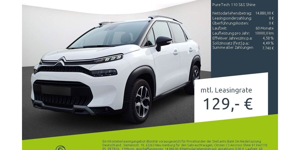 Citroen C3 Aircross 17.561 km 14.880 &euro; Bocholt 46395