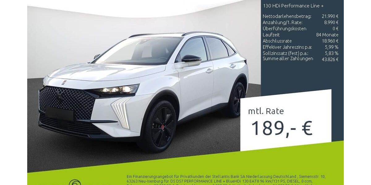 DS Automobiles DS7 (Crossback) 22.059 km 28.729 &euro; Borken 46325