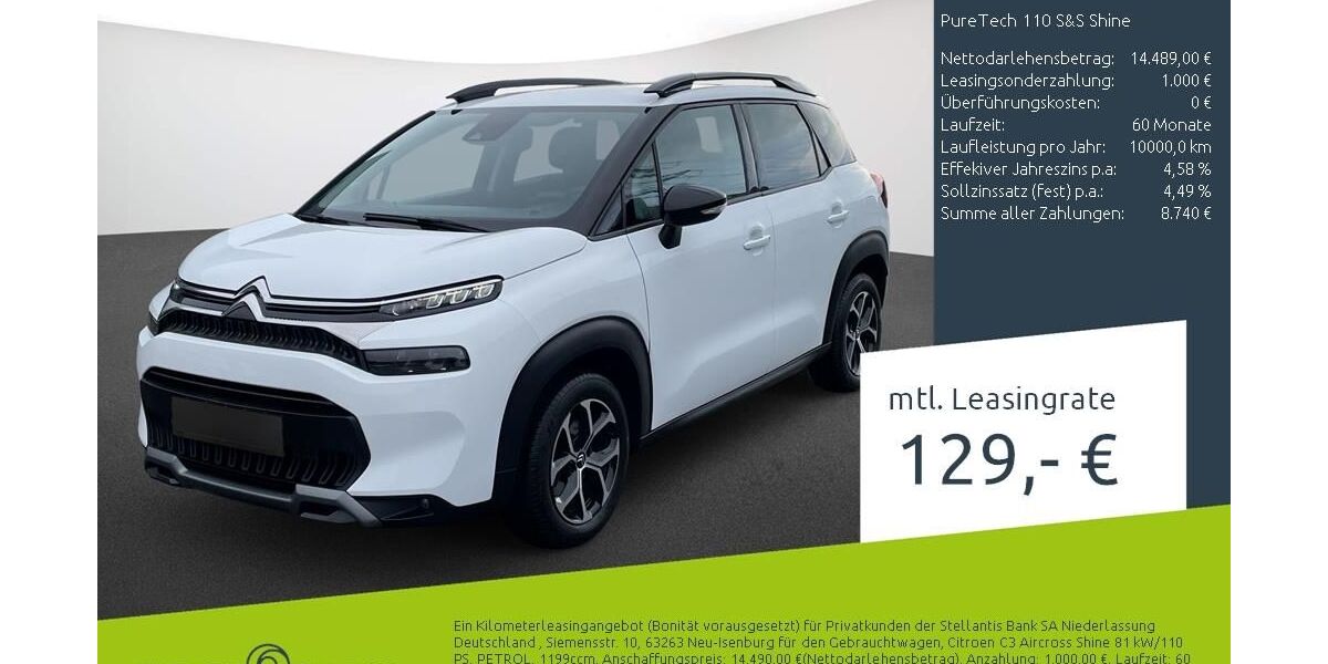Citroen C3 Aircross 21.176 km 13.978 &euro; Borken 46325