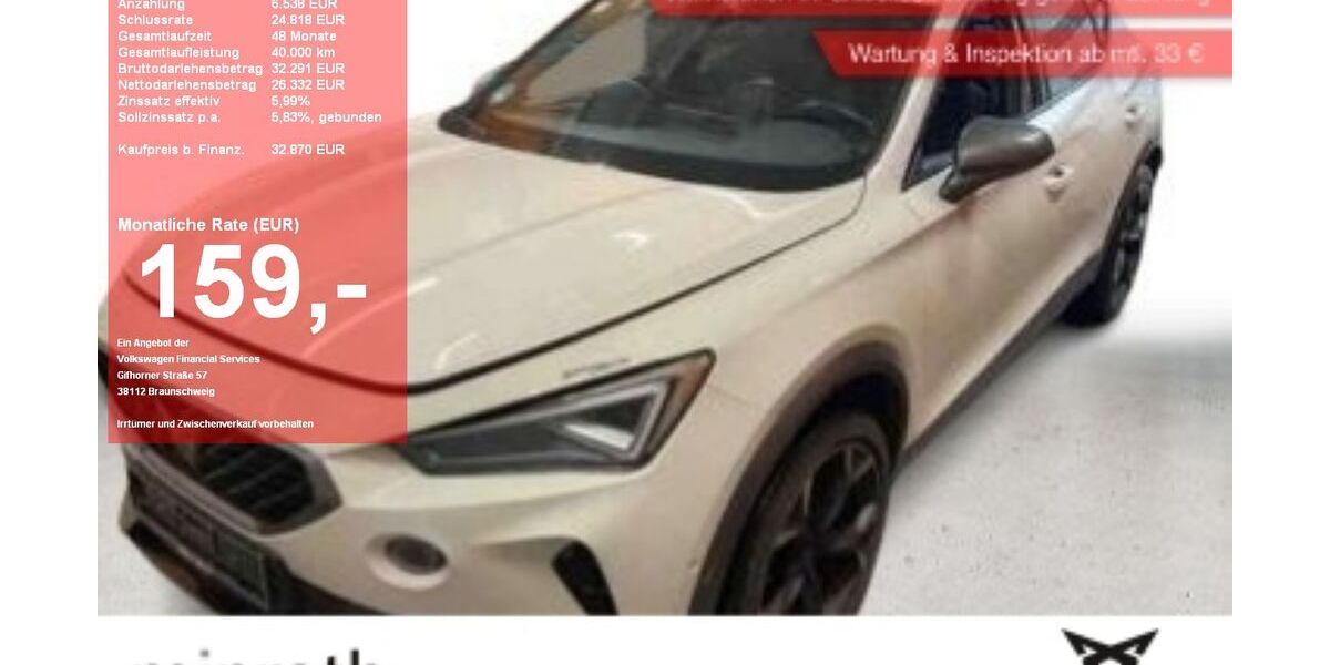 Cupra Formentor 32.390 km 32.870 &euro; Moers-Hülsdonk 47441