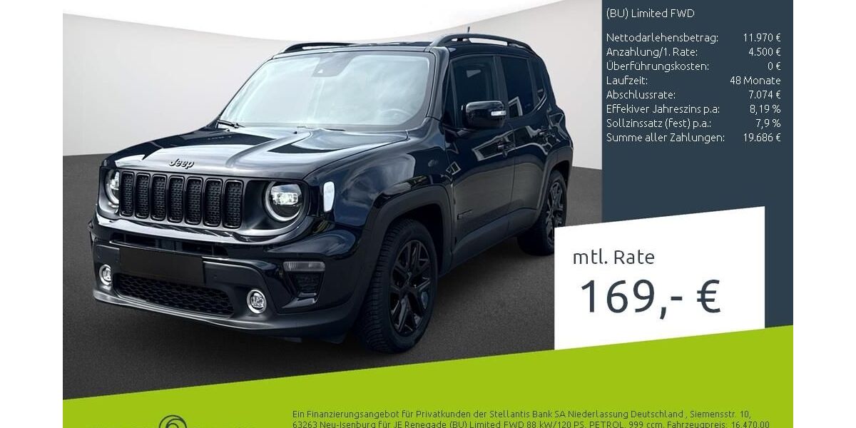 Jeep Renegade 62.000 km 15.880 &euro; Bocholt 46395