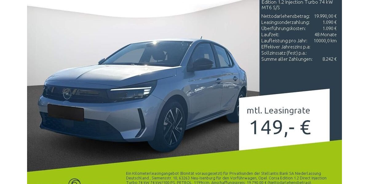 Opel Corsa 1.500 km 19.590 &euro; Borken 46325
