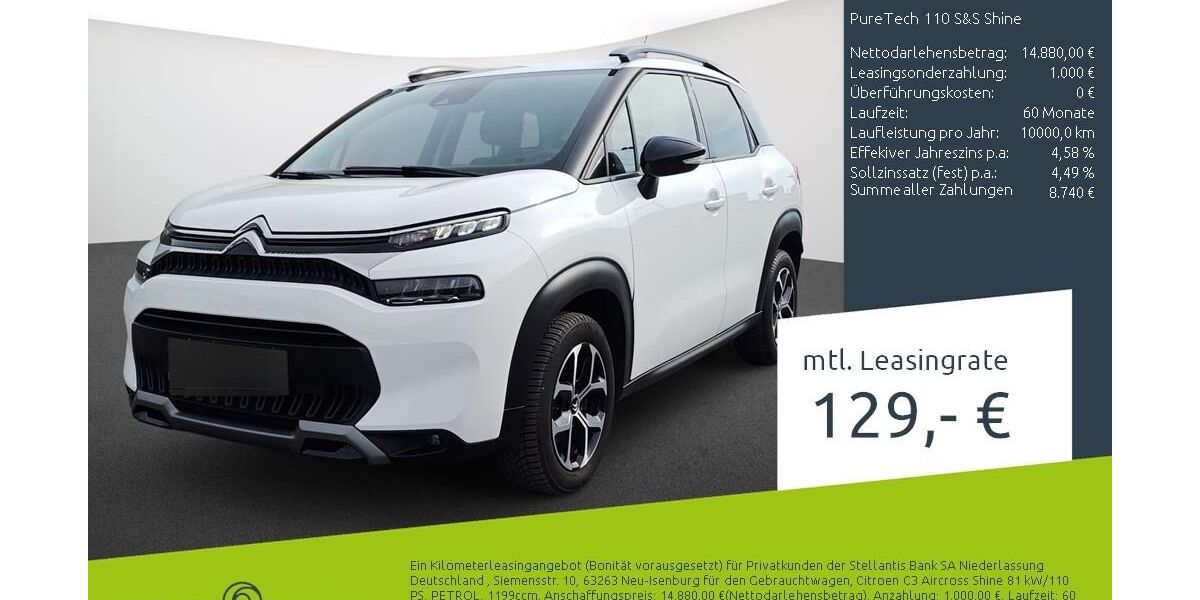 Citroen C3 Aircross 11.830 km 15.380 &euro; Borken 46325