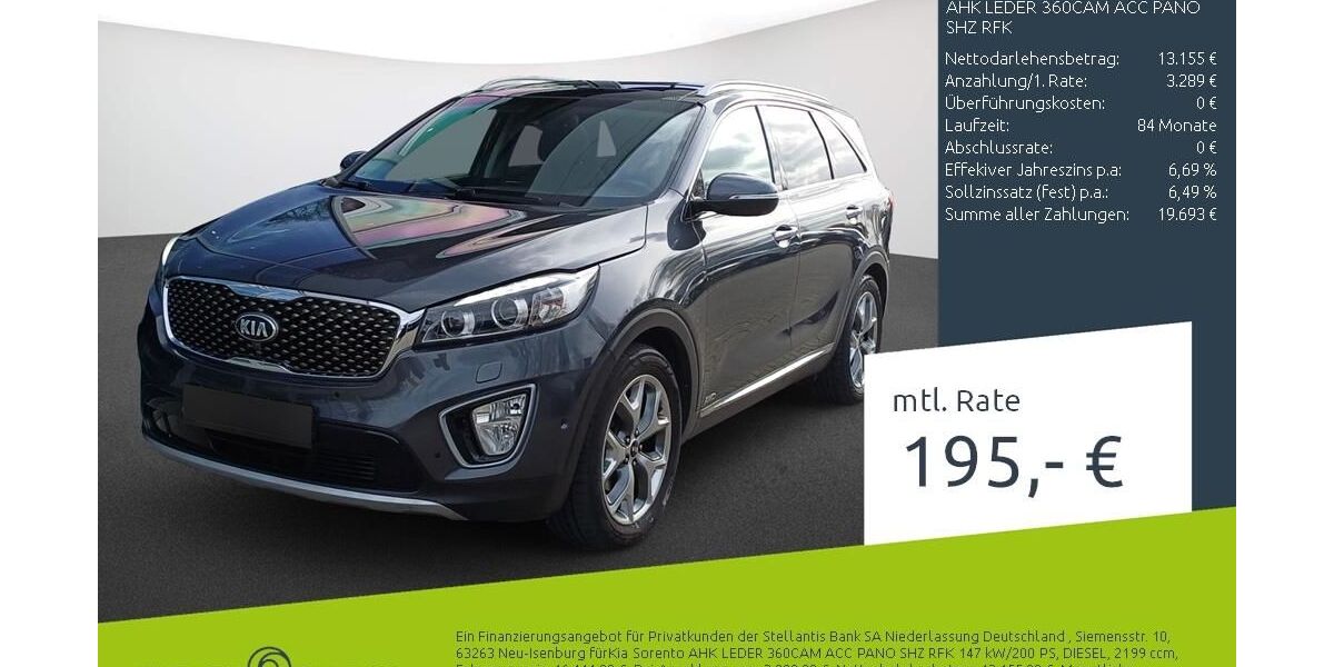 Kia Sorento 115.891 km 16.444 &euro; Borken 46325