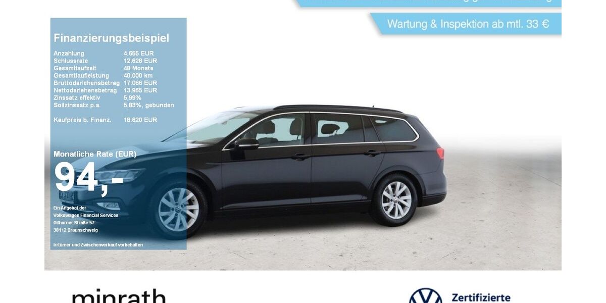 VW Passat Variant 101.019 km 18.610 &euro; Moers 47441