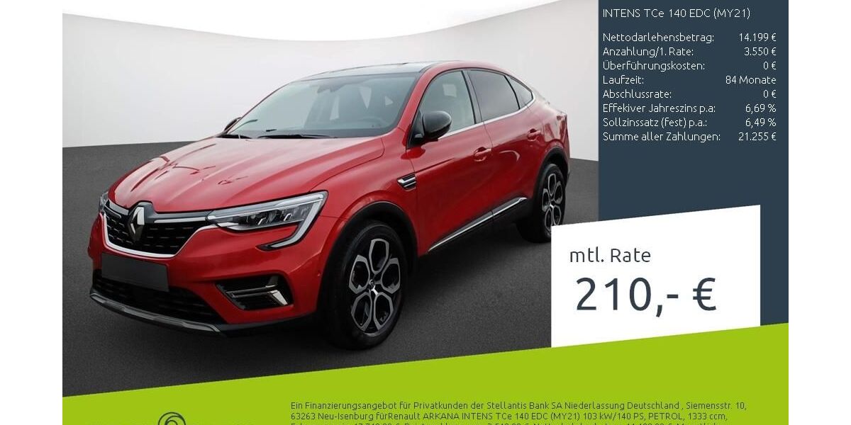 Renault Arkana 59.793 km 17.749 &euro; Borken 46325
