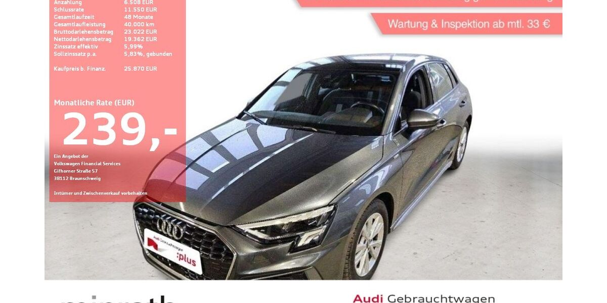 Audi A3 88.384 km 25.610 &euro; Moers-Hülsdonk 47441