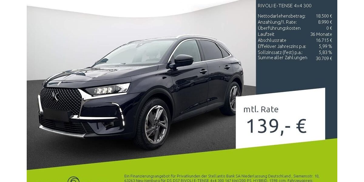 DS Automobiles DS7 (Crossback) 63.860 km 28.229 &euro; Borken 46325