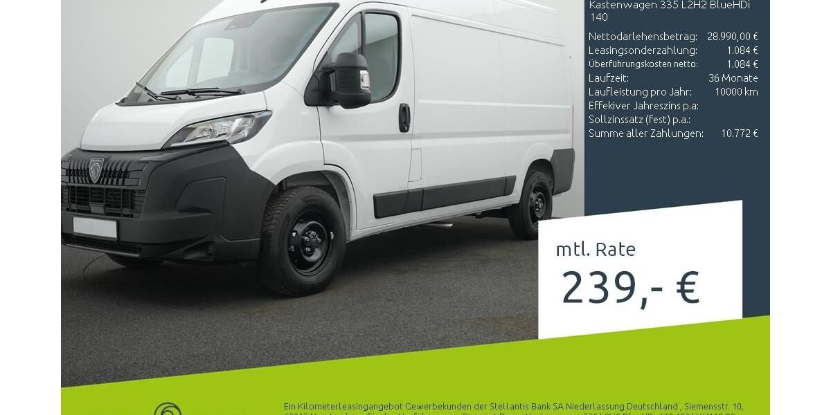 Peugeot Boxer 9.758 km 28.320 &euro; Bocholt 46395