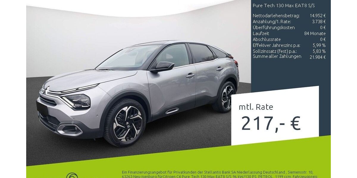 Citroen C4 20.291 km 18.649 &euro; Bocholt 46395